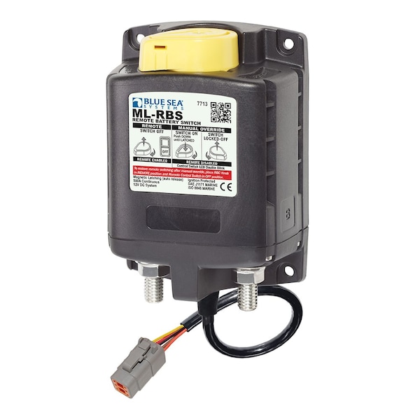 Blue Sea Systems Blue Sea 7713100 ML-RBS Remote Battery Switch w/Manual Control Auto Re 7713100 - main